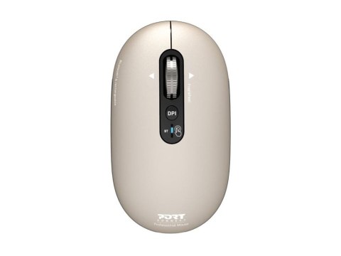 Mysz PORT CONNECT | PURE MAC | Bezprzewodowa | Bluetooth | Beż Perle