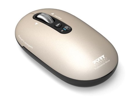 Mysz PORT CONNECT | PURE MAC | Bezprzewodowa | Bluetooth | Beż Perle