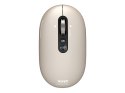 Mysz PORT CONNECT | PURE MAC | Bezprzewodowa | Bluetooth | Beż Perle