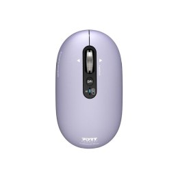 Mysz PORT CONNECT | PURE MAC | Bezprzewodowa | Bluetooth | Lawendowa