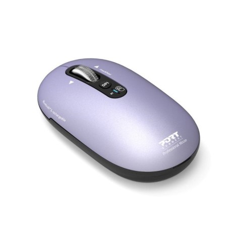 Mysz PORT CONNECT | PURE MAC | Bezprzewodowa | Bluetooth | Lawendowa