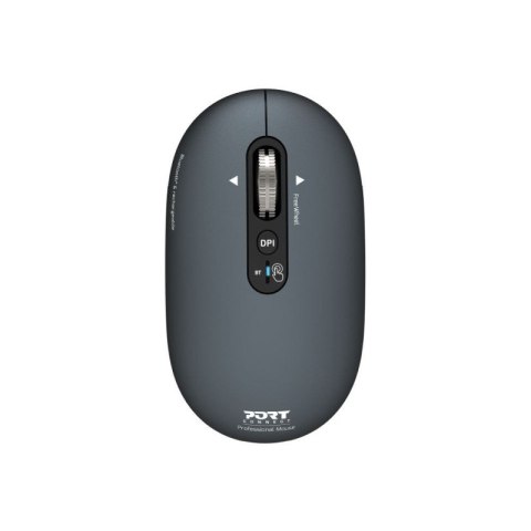 Mysz PORT CONNECT | PURE MAC | Bezprzewodowa | Bluetooth | Szara