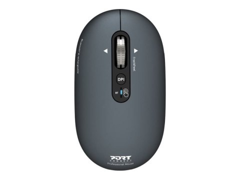 Mysz PORT CONNECT | PURE MAC | Bezprzewodowa | Bluetooth | Szara
