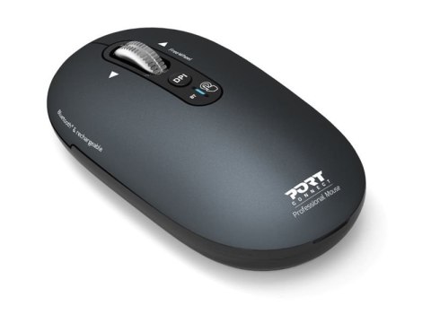 Mysz PORT CONNECT | PURE MAC | Bezprzewodowa | Bluetooth | Szara
