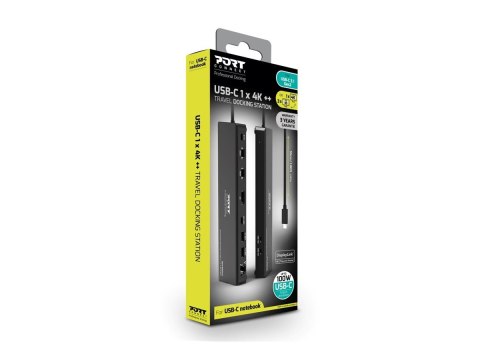 PORT DESIGNS Stacja dokująca typu C - 1 x 4K Pro V2 | PORT CONNECT