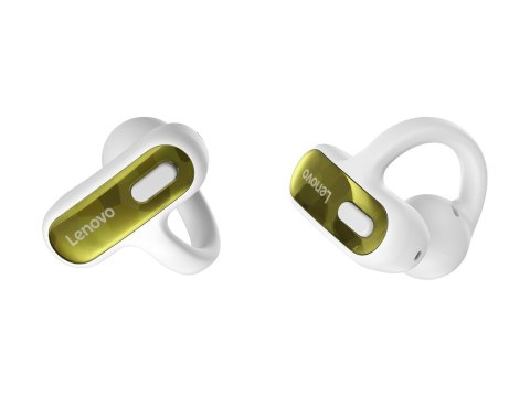 Słuchawki douszne Lenovo typu „open-ear" z klipsem | X500 | Wbudowany mikrofon | Bluetooth | Białe