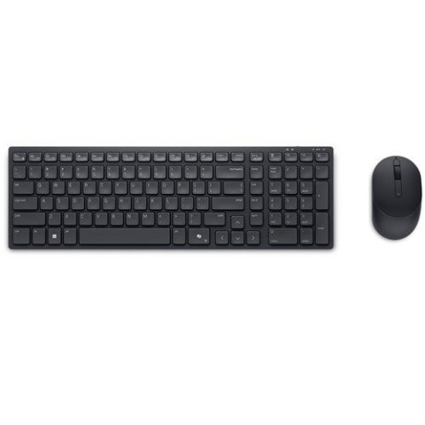 DELL Kompaktowa cicha klawiatura i mysz Pro — KM555 - niemiecka (QWERTZ)