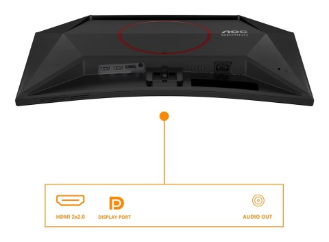 MONITOR AOC LED 23,6" C24G42E 180Hz