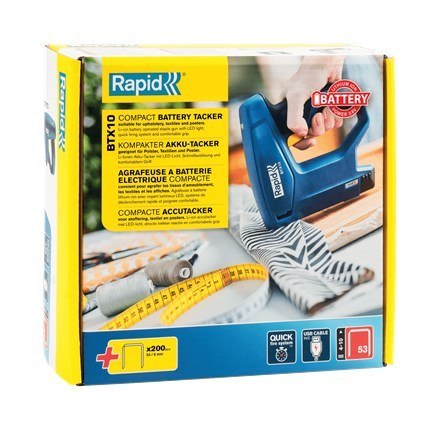 Rapid BTX10 Zszywacz Bateria