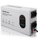 Qoltec Automatyczny Stabilizator napięcia AVR 2000VA | 1200W | Compact | Toroidalny transformator