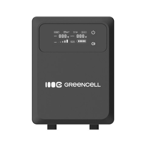 UPS zasilacz awaryjny Greencell PowerCore 2000VA 1200W AVR 24VDC LCD