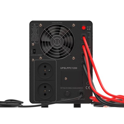 UPS zasilacz awaryjny Greencell PowerCore 2000VA 1200W AVR 24VDC LCD