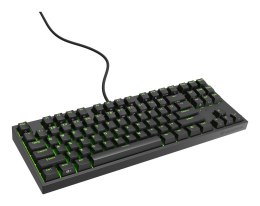 GENESIS Thor 404 TKL klawiatura Gaming USB QWERTY Amerykański międzynarodowy Czarny