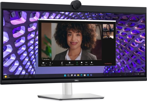 Monitor DELL P Series P3424WEB 86,7 cm (34.1") 3440 x 1440 px 4K Ultra HD LCD Czarny