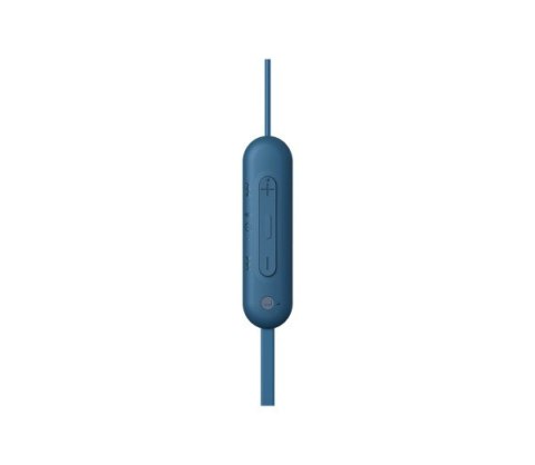 Sony WI-C100 Zestaw słuchawkowy Bezprzewodowy Douszny Połączenia/muzyka Bluetooth Niebieski