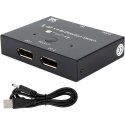 Techly IDATA-DP-2DP-8KT przełącznik wideo DisplayPort