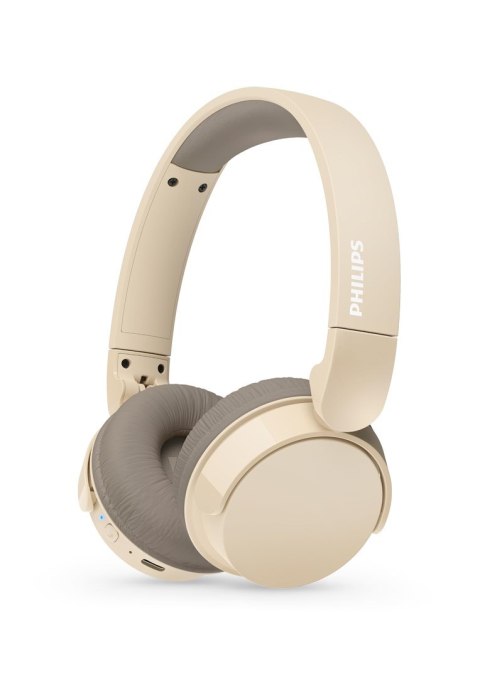 Philips TAH3209BG/00 słuchawki/zestaw słuchawkowy Bezprzewodowy Opaska na głowę Połączenia/muzyka Bluetooth Beżowy