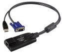 ATEN KA7570-AX kabel KVM Czarny, Niebieski, Metaliczny