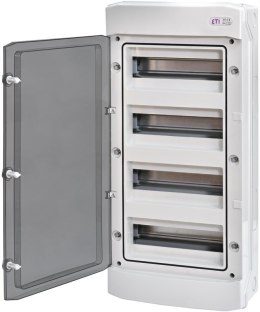 ECH-48PT-S ROZDZIELNIA PLASTIKOWA NT 48M 4X 12M N+PE IP65 DRZWI DYMNE BIAŁY DIDO 1500V/DC