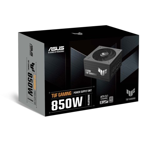 ASUS TUF Gaming 850W Platinum moduł zasilaczy 20+4 pin ATX ATX Czarny