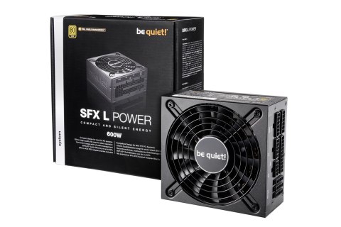 Be quiet! SFX L Power moduł zasilaczy 600 W 20+4 pin ATX Czarny
