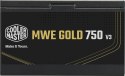 Cooler Master MWE Gold 750 V3 ATX 3.1 Zasilacz 750 W 24-pin ATX Czarny