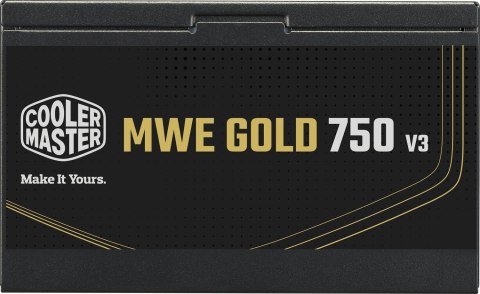 Cooler Master MWE Gold 750 V3 ATX 3.1 Zasilacz 750 W 24-pin ATX Czarny