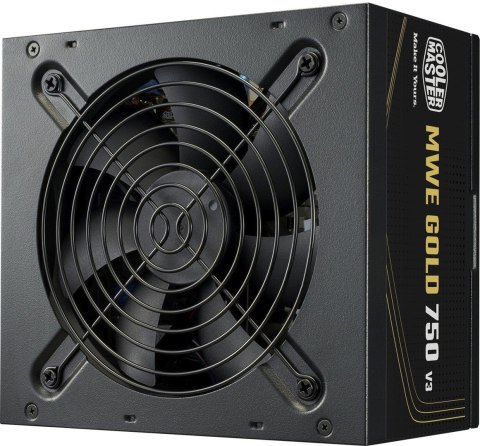 Cooler Master MWE Gold 750 V3 ATX 3.1 Zasilacz 750 W 24-pin ATX Czarny