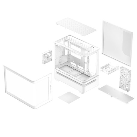 ASUS PRIME AP202 ARGB Mini Tower Biały