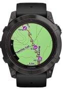 Zegarek Garmin fenix 7X Pro 3,56cm (1.4") MIP 51mm Cyfrowy 280x280px Ekran dotykowy Wi-Fi GPS Czarny