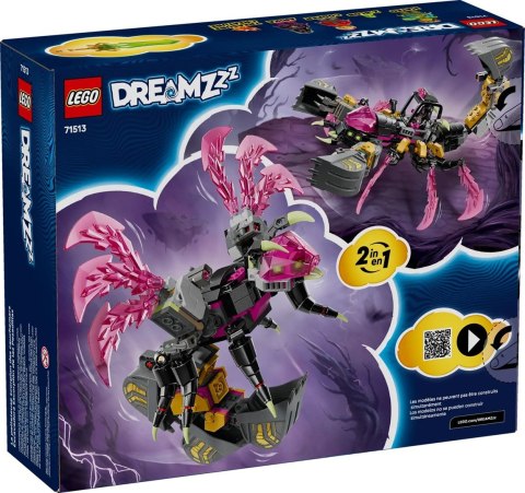LEGO DREAMZZZ 71513 Koszmarna skorpionowa koparka