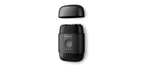 Golarka kompaktowa Philips | S591/05 Seria 500 | Czas pracy (maks.) 40 min | Do golenia na mokro i na sucho | Akumulator litowo-