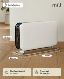 Młyn | Grzejnik | CO2200LEDMAX | Grzejnik konwekcyjny | 2200 W | Liczba stopni mocy: 3 | Przeznaczony do pomieszczeń o powierzch