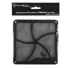 SilverStone Fan grille and filter kit SST-FF141B Black, 140 x 140 x 3 mm