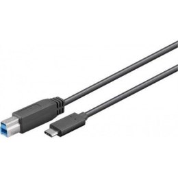 USB-C to USB-B 3.0. Goobay USB 3.0 kabel 67986 1 m, Black