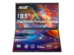 Acer Acer | PD193Q Ebmiuux | 19 cali | IPS | Full HD (1080p) 1920 x 1080 przy 100 Hz | 250 cd/m² | HDMI, 2xUSB-C | regulacja nac