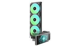 Deepcool LT360 VISION ARGB | Chłodzenie cieczą | Czarny | Intel, AMD