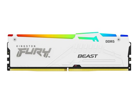 Kingston KF560C30BWEA-16 16 GB 6000 MT/s DDR5 CL30 DIMM FURY Beast White RGB EXPO | Kingston