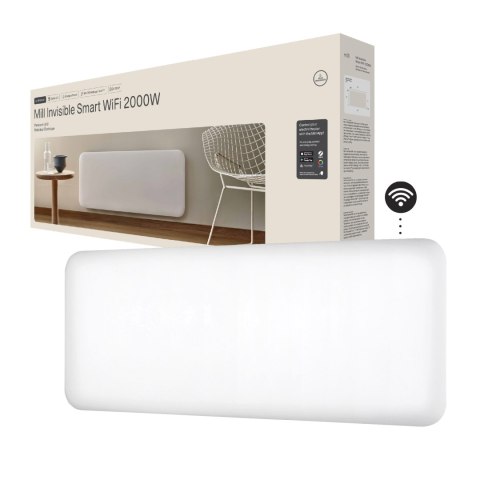 Niewidoczny inteligentny grzejnik WiFi marki Mill | PA2000WIFI4 | Grzejnik panelowy | 2000 W | Przeznaczony do pomieszczeń o pow