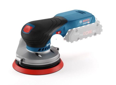 Bosch GEX 18V-125 Professional Losowa szlifierka oscylacyjna 10000 RPM 20000 OPM Czarny, Niebieski, Szary, Czerwony