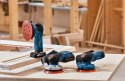 Bosch GEX 18V-125 Professional Losowa szlifierka oscylacyjna 10000 RPM 20000 OPM Czarny, Niebieski, Szary, Czerwony
