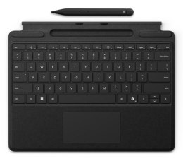 Microsoft Surface Pro Keyboard with Slim Pen for Business QWERTZ Niemiecki Microsoft Cover port Czarny