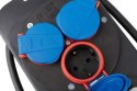 Brennenstuhl 1151600010 rozdzielacz zasilania PDU 4 x gniazdo sieciowe Czarny, Niebieski, Czerwony