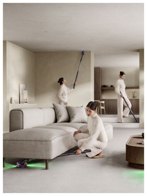 Dyson PencilVac Fluffycones Pionowy odkurzacz Bateria Suchy Bez worka 0,8 l Czarny, Szary