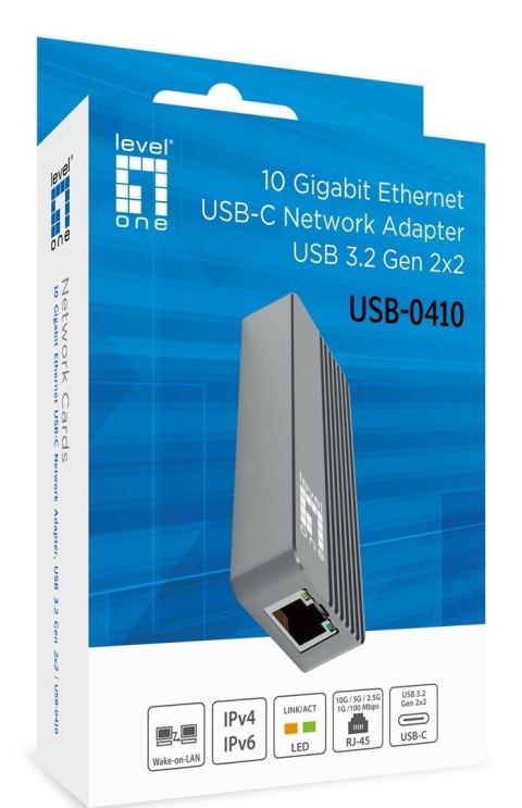 LevelOne USB-0410 Ethernet 10000 Mbit/s