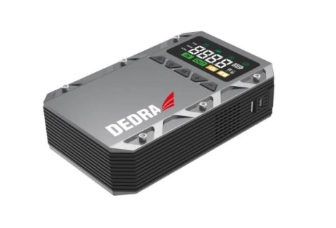 URZĄDZENIE ROZRUCHOWE POWERBANK 12000 MAH LCD, KOMPRESOR