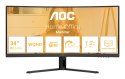 AOC B3 CU34B3E monitor komputerowy 86,4 cm (34") 3440 x 1440 px Wide Quad HD LED Czarny