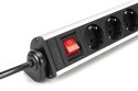 Digitus 6-gniazdkowa biurowa listwa zasilająca z 3 portami USB