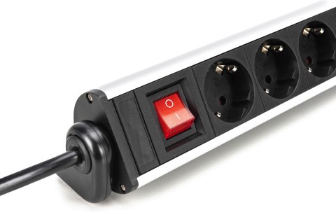 Digitus 6-gniazdkowa biurowa listwa zasilająca z 3 portami USB
