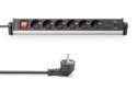 Digitus 6-gniazdkowa biurowa listwa zasilająca z 3 portami USB